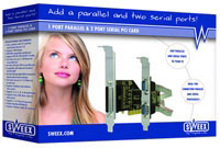 Sweex 1 Port Parallel & 2 Port Serial PCI Card (PU007V2)